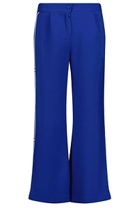 Msgm Kids Logo-Tape Pleated Trousers