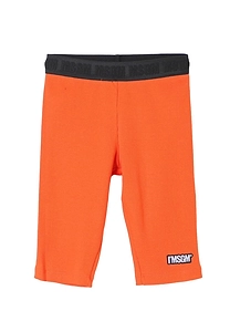 Msgm Kids Logo-Waistband Pull-On Shorts