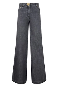 Moschino Wide-Leg High-Rise Jeans