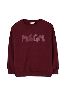 Msgm Kids Long Sleeved Sweatshirt