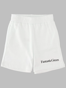 Msgm Kids Organic Logo Sweatshirt Shorts