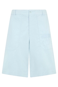 Moschino X Smiley Logo Embroidered Shorts