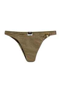 Moschino X Smiley Logo Plaque Bikini Bottoms