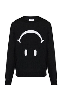 Moschino X Smiley Crewneck Knitted Jumper