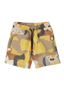 Msgm Kids Poplin Drawstring Shorts
