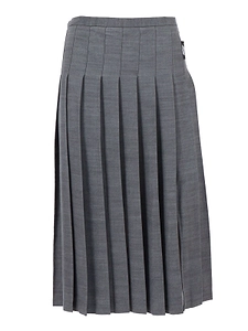 Msgm Kids Pleated Midi Skirt