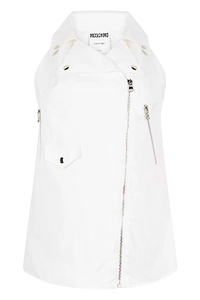 Moschino Zip-Detail Gilet Coat