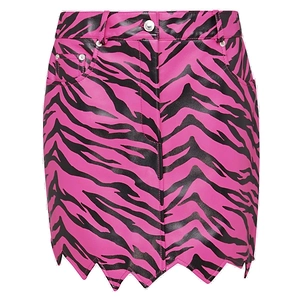 Moschino Zebra-Print Mini Skirt