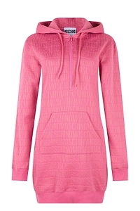 Moschino Zipped Hooded Dress
