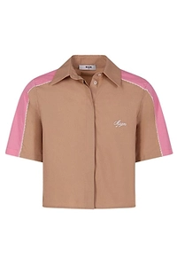 Msgm Kids Short Sleeved Shirt