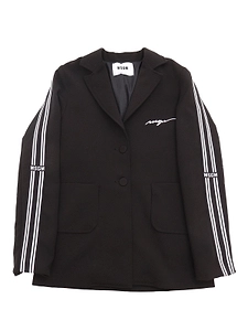 Msgm Kids Single-Breasted Striped Blazer