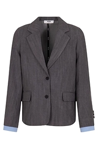 Msgm Kids Single-Breasted Tailored Blazer