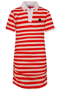 Msgm Kids Short-Sleeved Striped Dress