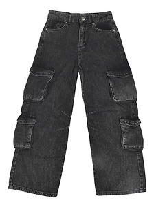 Msgm Kids Straight Cargo Jeans