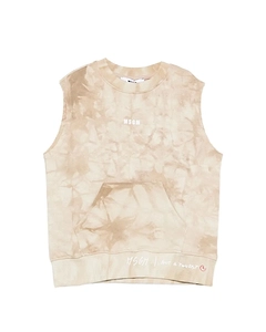 Msgm Kids Tie-Dye Sleeveless Sweatshirt