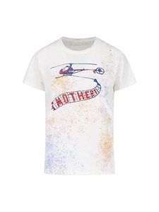 Mother Helicopter Print T-Shirt