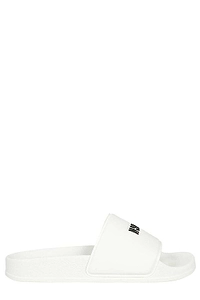 Msgm Logo Embossed Open-Toe Slides