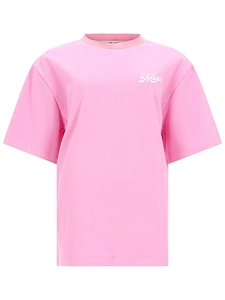 Msgm Logo Oversized T-Shirt