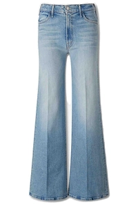 Mother Mid-Rise Flared-Leg Jeans
