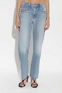 Mother Rambler Mid Rise Straight Jeans