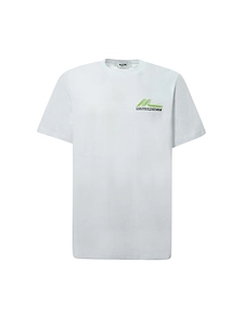 Msgm Logo Print Cotton T-Shirt