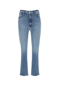 Mother The Hustler Frayed-Hem Jeans