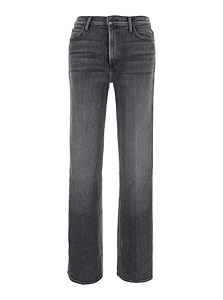 Mother The Kick It High-Rise Straight Jeans