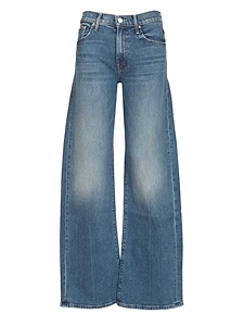 Mother The Mid Rise Lasso Sneak Jeans