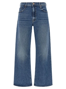 Mother The Mid Rise Maven Flood Wide-Leg Jeans