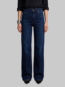 Mother The Roller Sneak Wide-Leg Jeans