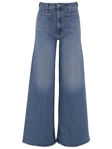 Mother Wide-Leg Stretch Pants