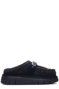 Mou Bounce Velcro Clogs