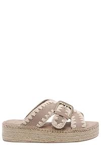 Mou Buckle Platform Sandals