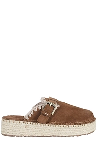 Mou Buckled Platform Espadrilles