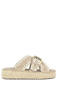 Mou Crossover Strapped Sandals