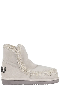 Mou Eskimo 18 Glitter Logo Slip-On Ankle Boots