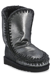 Mou Eskimo 24 Metallic Whipstitch-Trim Boots