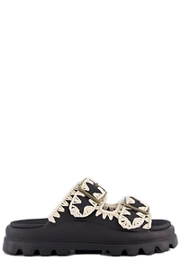 Mou Eva One-Piece Buckled Slides