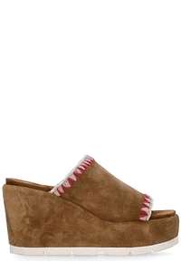 Mou Eva Monoband Wedge Sandals