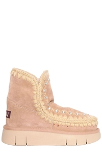 Mou Kids Bounce Embellished Ankle Boots