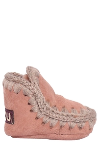 Mou Kids Eskimo Logo Patch Ankle Boots