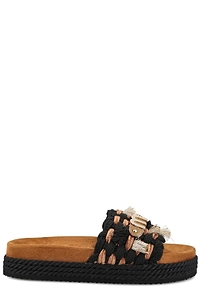 Mou Monoband Rope Fringed Sandals