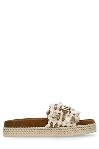 Mou Monoband Rope Fringed Sandals