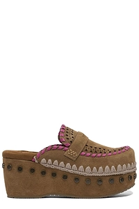 Mou Overstitch Clogs