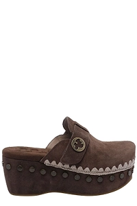 Mou Studded Platform Clogs