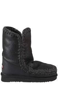 Mou Stitch Detailed Logo Patch Snow Boots