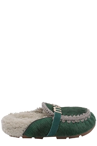 Mou Winter Bio Fur-Trim Mules
