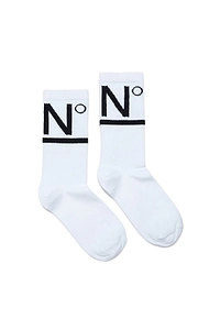 N°21 Kids Logo Intarsia Socks