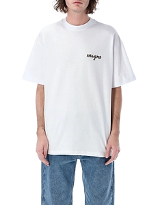 Msgm Logo Printed Crewneck T-Shirt