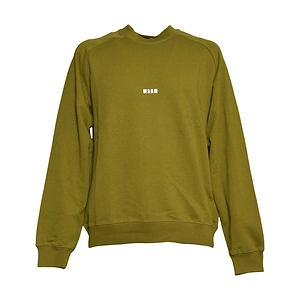 Msgm Logo Printed Crewneck Sweatshirt